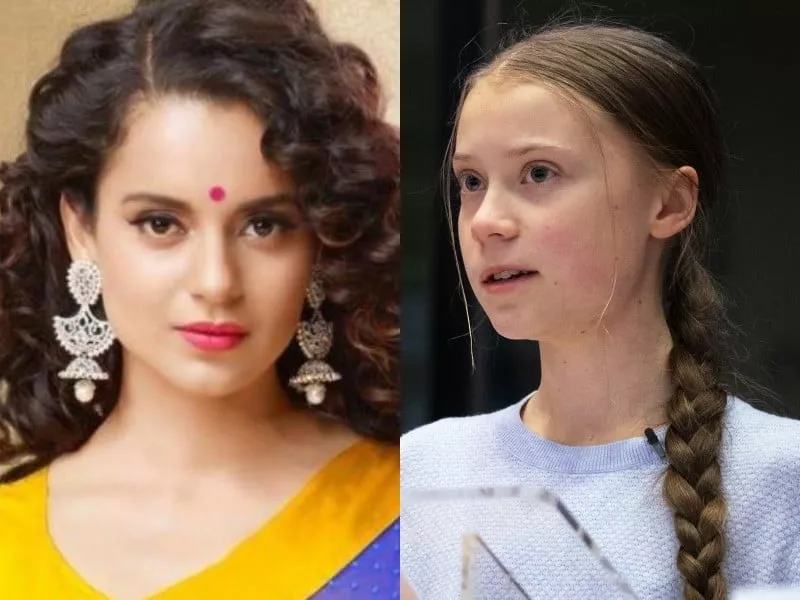 kangana ranaut calls greta thunberg spoilt brat for supporting farmers protest