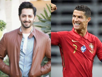 cristiano ronaldo s celebratory video features danish taimoor and he couldn t be happier