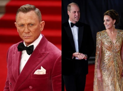 bond is back no time to die premieres in london with oscar winners british royalty