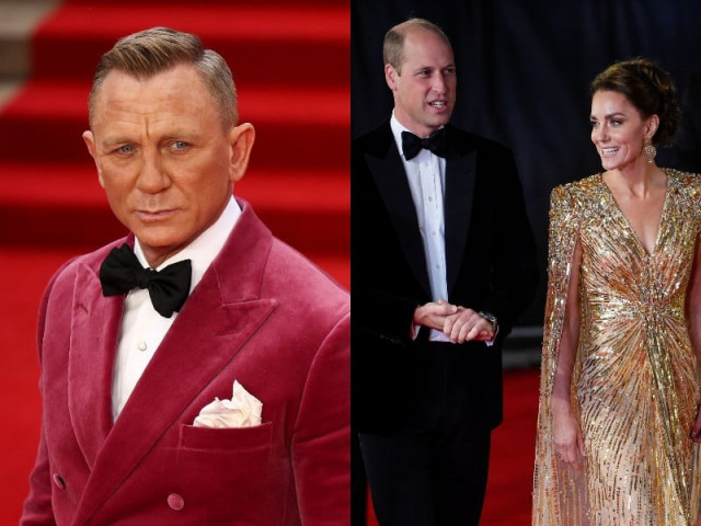 bond is back no time to die premieres in london with oscar winners british royalty