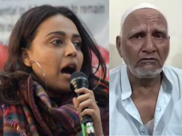 complaint lodged against swara bhaskar for sharing ghaziabad assault video
