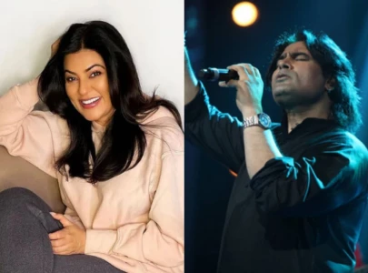 forever favourite sushmita sen is a fuzon fan listens to aankhon ke sagar on repeat