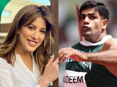 mehwish hayat hopes arshad nadeem s success prompts sports associations to invest in talent