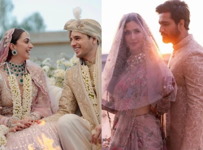 from kiara advani to katrina kaif bollywood s obsession with wearing pink on their big day