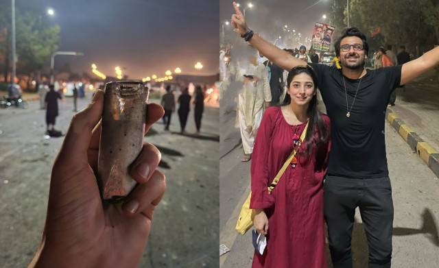 amid tear gas and shelling mariyam nafees haroon shahid among other celebs march for imran khan amid tear gas and shelling mariyam nafees haroon shahid among other celebs march for imran khan