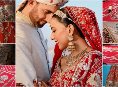 mughal inspired and 100 pakistani ushna shah s stunning red bridal ensemble in the making mughal inspired and 100 pakistani ushna shah s stunning red bridal ensemble in the making