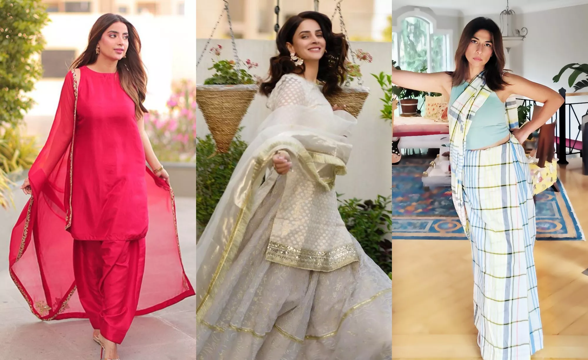 saboor aly to meesha shafi 5 celebrity looks that stood out this eidul fitr