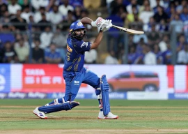 mumbai indians rohit sharma in action during indian premier league clash against kolkata knight riders at wankhede stadium mumbai india march 29 2026 photo reuters