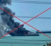 the claim that a viral video shows a ship recently destroyed by the iranian navy in the strait of hormuz is false photo video screen shot