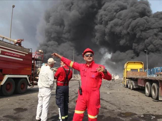 smoke rises after a massive explosion that ripped through the shahid rajaee port as officials conduct operations on april 26 2025 more than 500 people have so far been injured in a massive explosion photo anadolu smoke rises after a massive explosion that ripped through the shahid rajaee port as officials conduct operations on april 26 2025 more than 500 people have so far been injured in a massive explosion photo anadolu