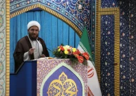 mohammad javad haj ali akbari the friday prayer imam speaks during friday prayer in tehran iran october 22 2021 photo reuters