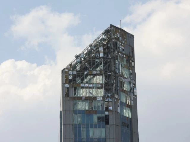 a building stands damaged in the aftermath of israeli strikes in tehran iran june 13 2025 photo reuters a building stands damaged in the aftermath of israeli strikes in tehran iran june 13 2025 photo reuters