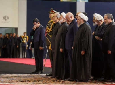 iranians flock to week long funeral rites for khamenei