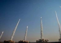 a battery of iranian missiles can be seen in this image photo irna