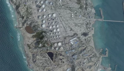a satellite image shows an oil terminal at kharg island iran february 25 2026 2026 photo reuters