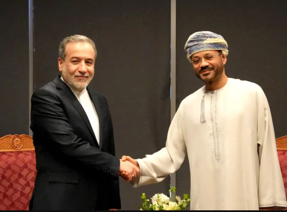 iranian foreign minister abbas araghchi meets with omani foreign minister sayyid badr albusaidi in muscat oman april 12 2025 photo reuters iranian foreign minister abbas araghchi meets with omani foreign minister sayyid badr albusaidi in muscat oman april 12 2025 photo reuters