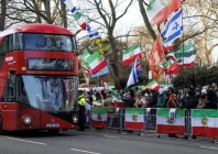 iranian diaspora in uk rallies in london to support protesters in iran photo afp