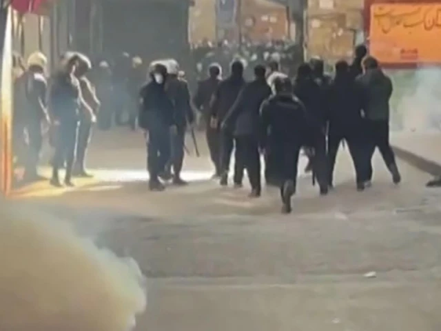 Iran security forces use tear gas in Tehran bazaar