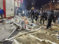 iranians gather while blocking a street during a protest in kermanshah iran on january 8 2026 photo afp