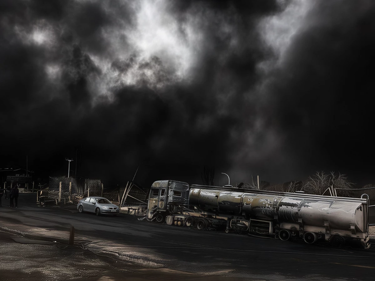 smoke rises after a reported strike on shahran fuel tanks in tehran iran march 8 photo afp