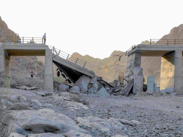 crippled road a heavily damaged bridge which was hit by a us strike is pictured along the road connecting roudan and bandar abbas in southern iran photo afp crippled road a heavily damaged bridge which was hit by a us strike is pictured along the road connecting roudan and bandar abbas in southern iran photo afp