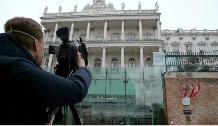 vienna s palais coburg hotel was dubbed the asparagus palace on account of its slender columns photo afp vienna s palais coburg hotel was dubbed the asparagus palace on account of its slender columns photo afp