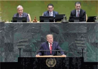 us president donald trump addresses the 81st united nations general assembly photo afp
