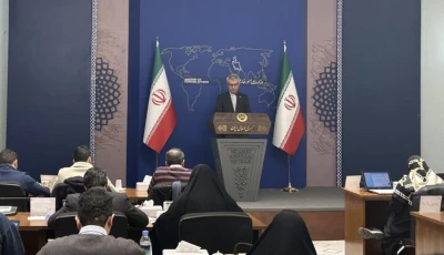 foreign ministry spokesperson esmaeil baghaei addresses a news briefing on wednesday photo anadolu agency