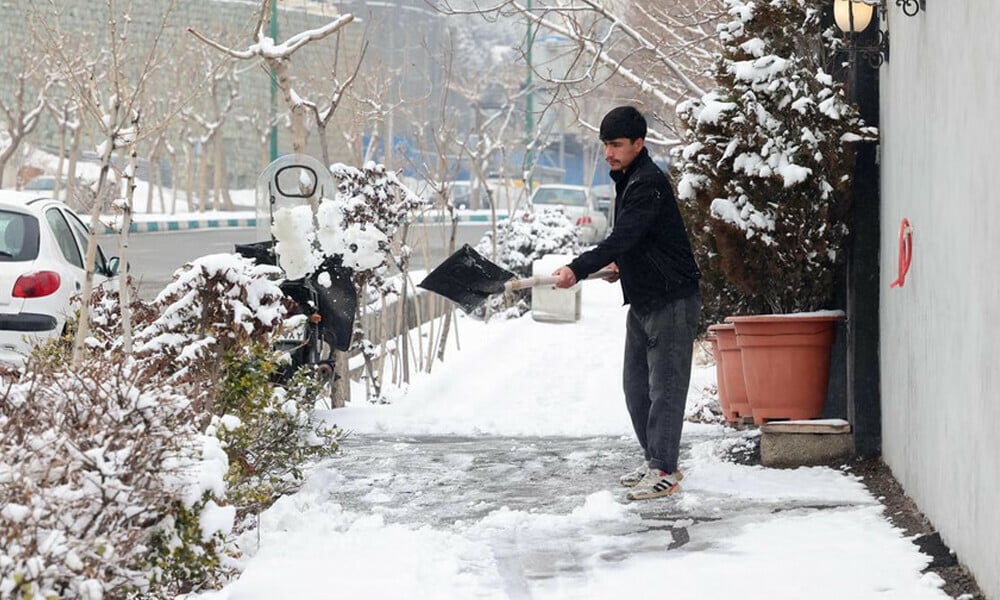 freezing temperatures in iran have gripped the northern half of the country over the past few days photo photo afp