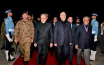 iran parliament speaker ghalibaf fm araghchi land in pakistan for high stakes peace talks with us