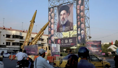 iranian missiles are displayed next to a banner with a picture of iran s supreme leader mojtaba khamenei on a street in tehran photo reuters iranian missiles are displayed next to a banner with a picture of iran s supreme leader mojtaba khamenei on a street in tehran photo reuters