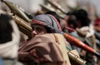 a houthi follower looks on during a pro iran demonstration as the u s  israel conflict with iran continues in sanaa yemen april 6 2026 photo reuters