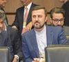 deputy foreign minister kazem gharibabadi is pictured here on the right photo anadolu agency