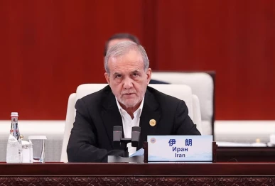 iranian president masoud pezeshkian attends the shanghai cooperation organisation sco summit 2025 in tianjin china september 1 2025 photo reuters