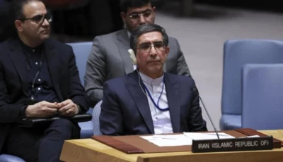 iran s gholam hossein darzi at the unsc photo express