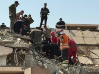 security forces and emergency personnel at the site of a united states saudi arabia attack in iraq s dayala province july 29 2026 photo afp