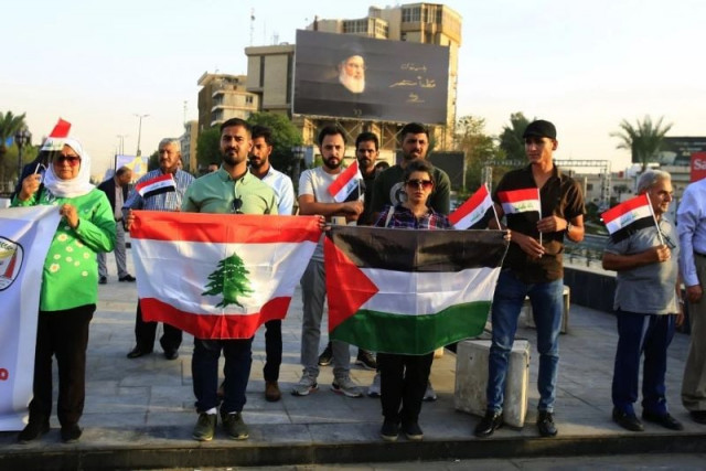 pro iran protesters in iraq photo afp pro iran protesters in iraq photo afp