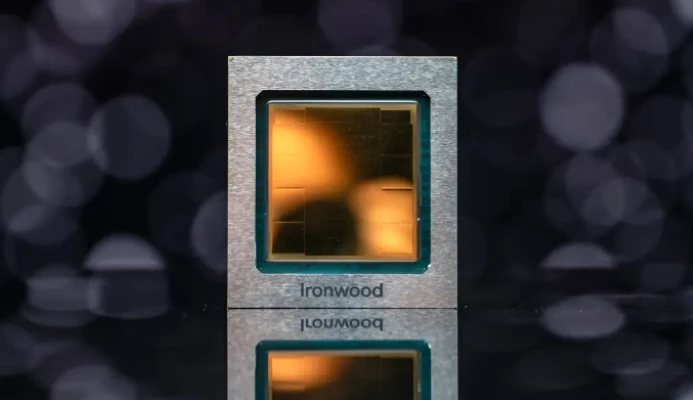 alphabet s on wednesday unveiled its seventh generation artificial intelligence chip named ironwood photo google blog alphabet s on wednesday unveiled its seventh generation artificial intelligence chip named ironwood photo google blog
