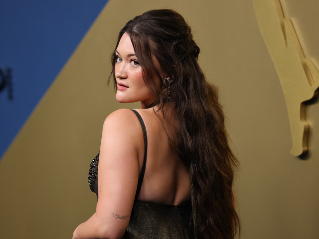 Isa Briones at the Emmys. PHOTO: Reuters