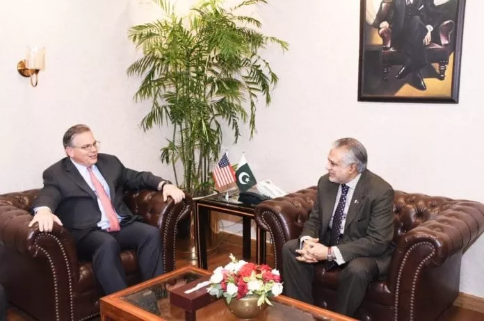 us ambassador to pakistan donald blome called on finance minister ishaq dar in islamabad on april 6 2023 photo app us ambassador to pakistan donald blome called on finance minister ishaq dar in islamabad on april 6 2023 photo app