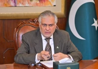 deputy prime minister and foreign minister ishaq dar chairs a meeting in islamabad to review evolving developments in the region photo x