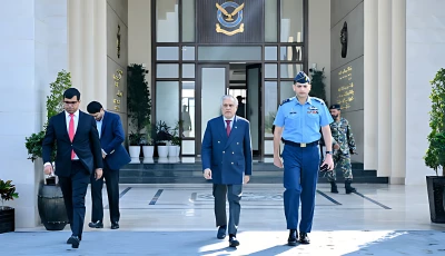 pakistan s deputy prime minister ishaq dar second left is seen at nur khan airbase in rawalpindi pakistan on november 17 2025 leaving for moscow to attend the sco summit photo gop pakistan s deputy prime minister ishaq dar second left is seen at nur khan airbase in rawalpindi pakistan on november 17 2025 leaving for moscow to attend the sco summit photo gop