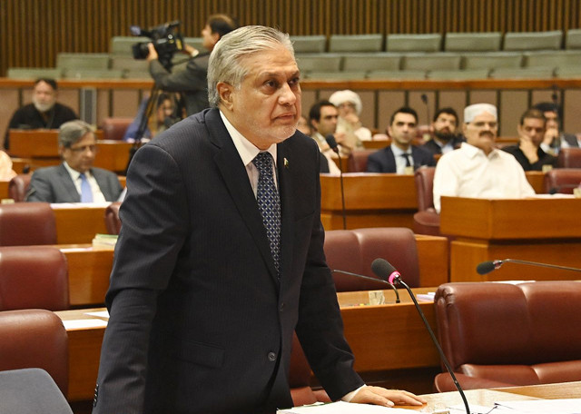 finance minister ishaq dar addressing a session of national assembly on april 26 2023 photo twitter naofpakistan