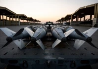 us airmen prepare to load gbu 31 munition systems onto f 15e strike eagles within the us central command area of responsibility december 19 2025 in support of operation hawkeye strike as the u s military launched large scale strikes against dozens of islamic state targets in syria photo reuters