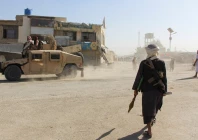 afghan taliban fighters patrol near the afghanistan pakistan border in spin boldak kandahar province in afghanistan on october 15 photo reuters