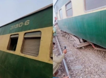 islamabad express derails hours after inauguration islamabad express derails hours after inauguration