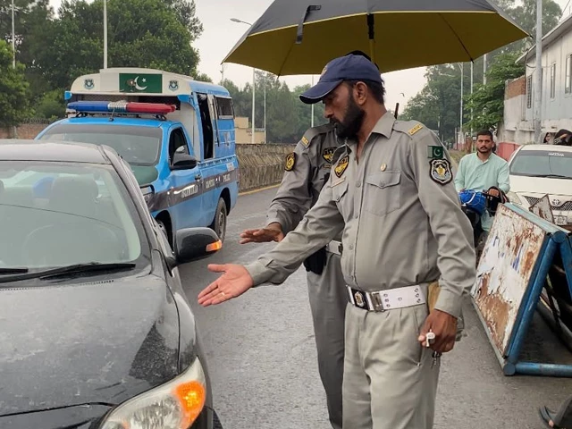 islamabad traffic police carry out snap checks ahead of chehlum procession preparations photo x