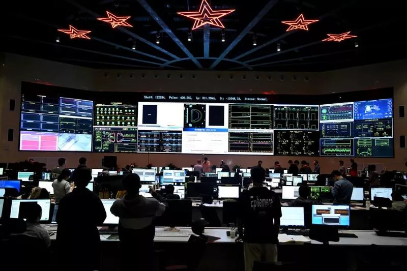 this photo taken on april 12 2023 shows the control center of the experimental advanced superconducting tokamak east after a successful experiment in hefei east china s anhui province photo xinhua this photo taken on april 12 2023 shows the control center of the experimental advanced superconducting tokamak east after a successful experiment in hefei east china s anhui province photo xinhua