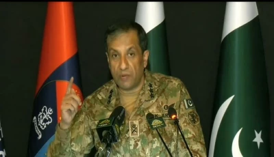 dg ispr addressing a press briefing on friday screengrab