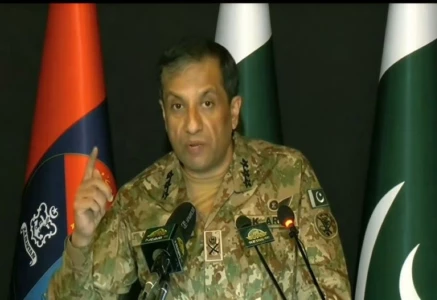 dg ispr addressing a press briefing on friday screengrab